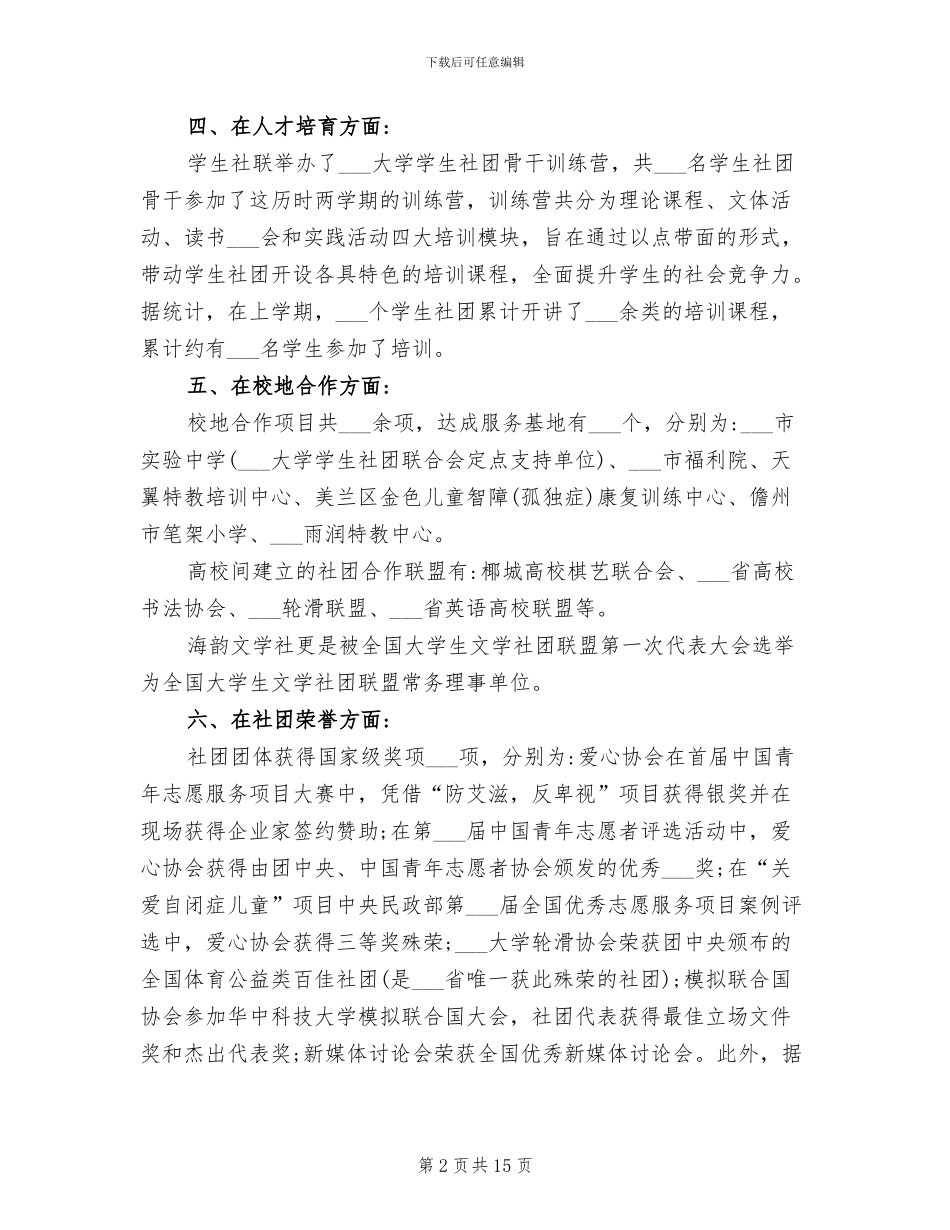 2024年学校社团个人工作总结_第2页