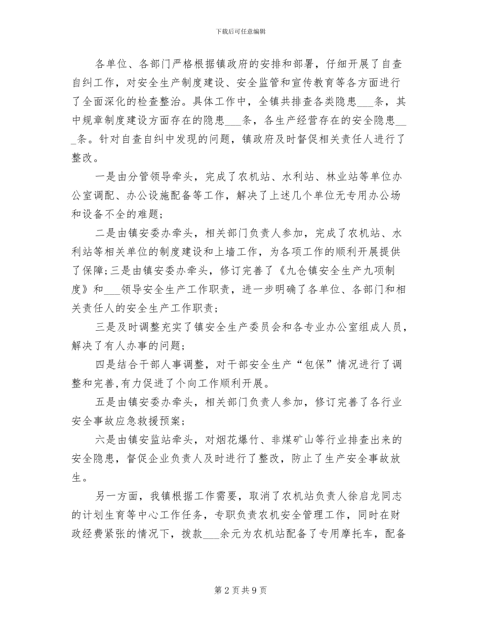 2024年安全生产三项行动工作总结_第2页