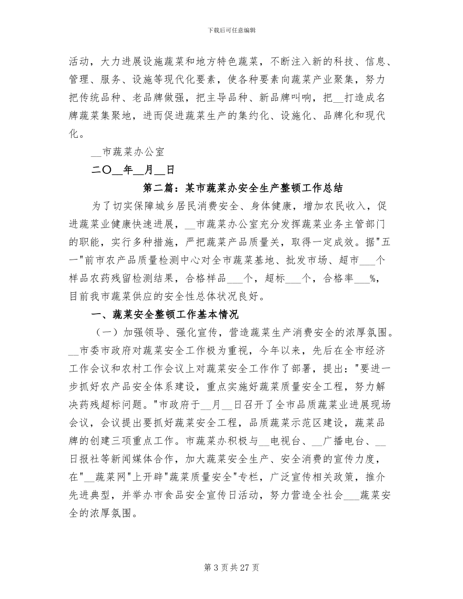 2024年安全生产整顿工作总结_第3页