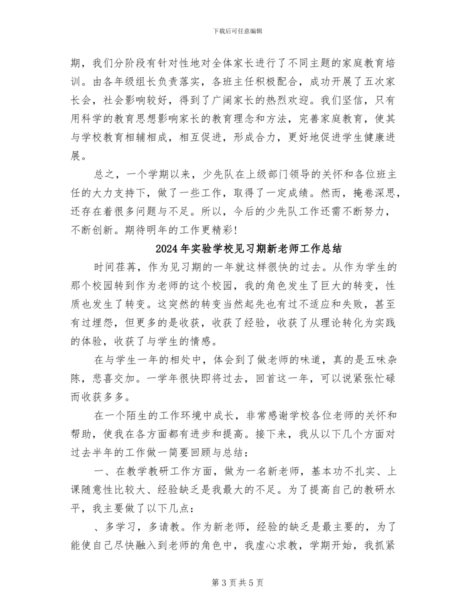 2024年实验学校少先队工作总结_第3页