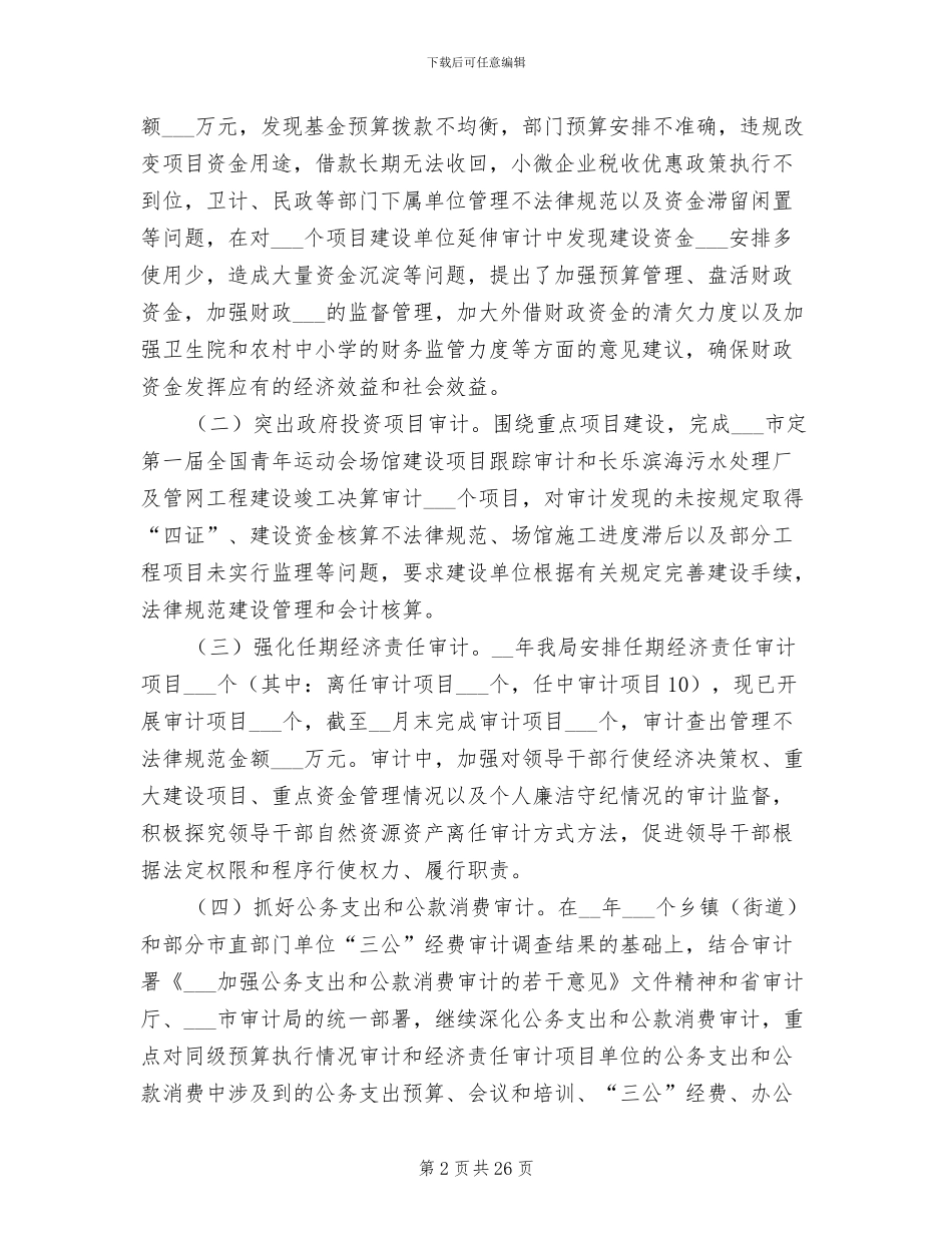 2024年审计人员个人总结_第2页