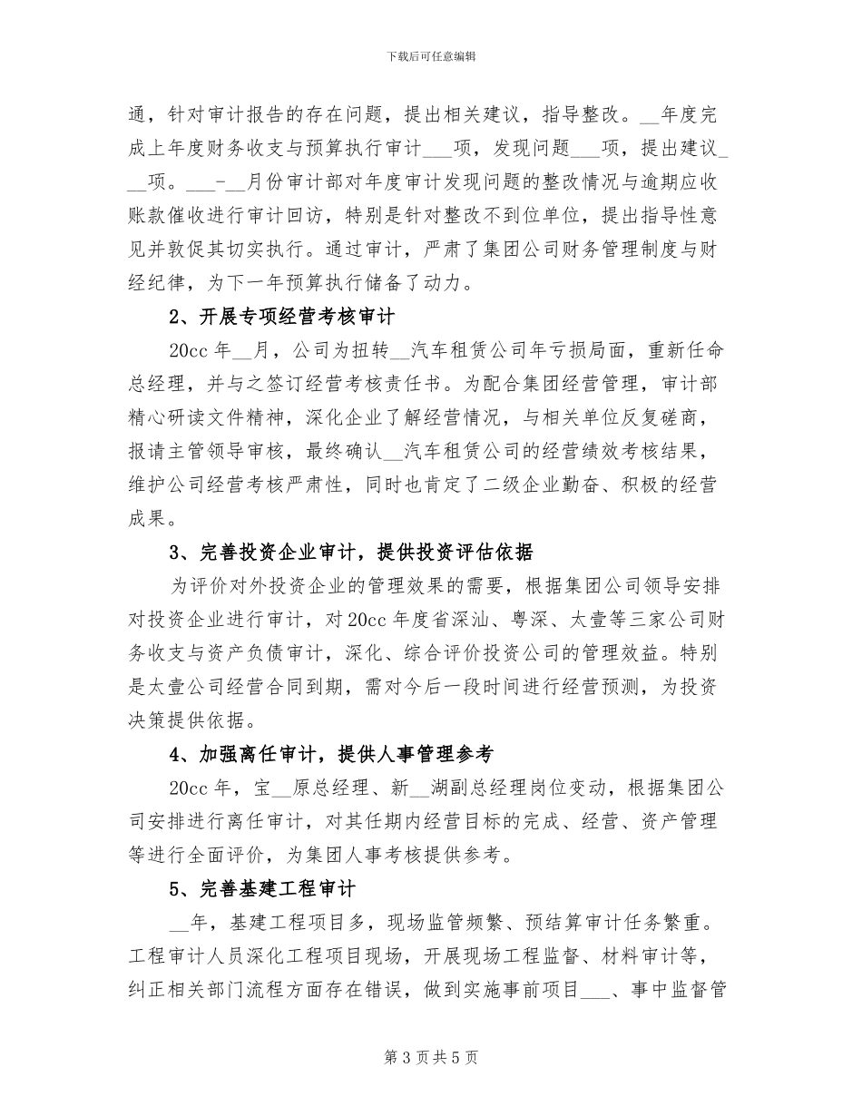 2024年审计员个人年度工作总结_第3页