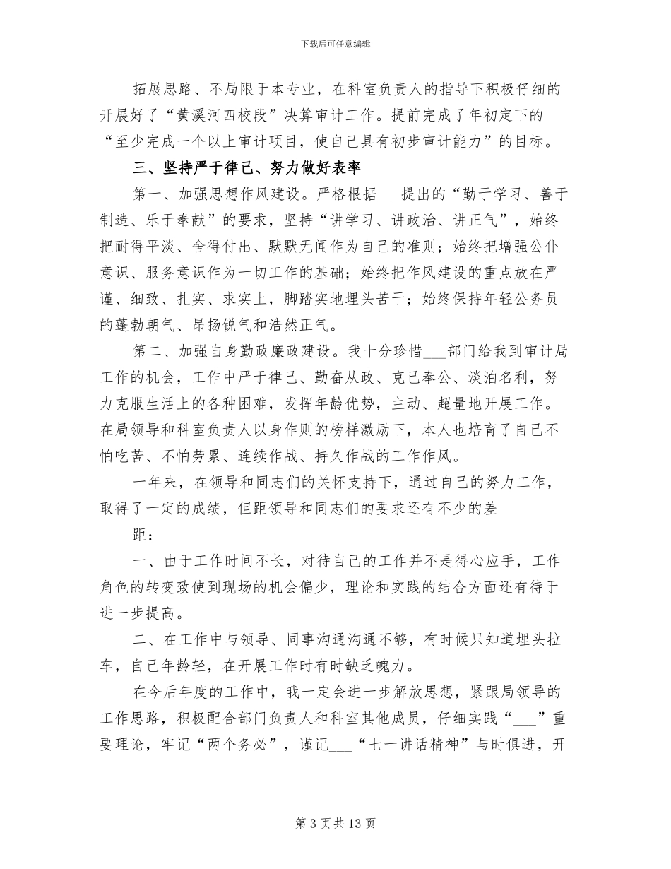 2024年审计试用期工作总结_第3页