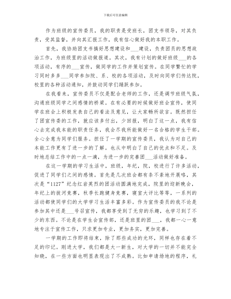 2024年宣传委员个人年终工作总结_第2页