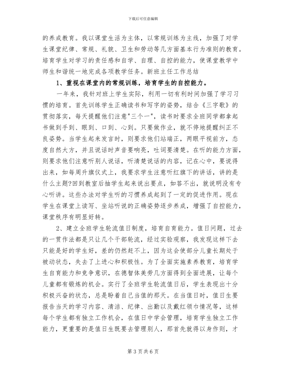 2024年小学新教师工作总结B_第3页