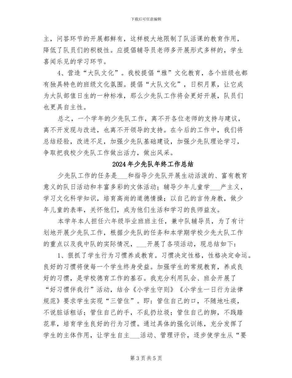 2024年少先队年度总结_第3页