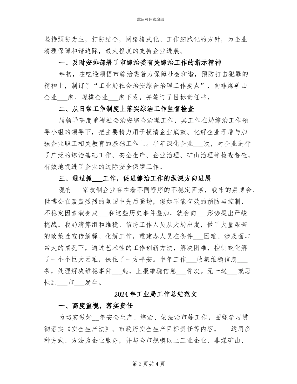 2024年工业局工作总结_第2页