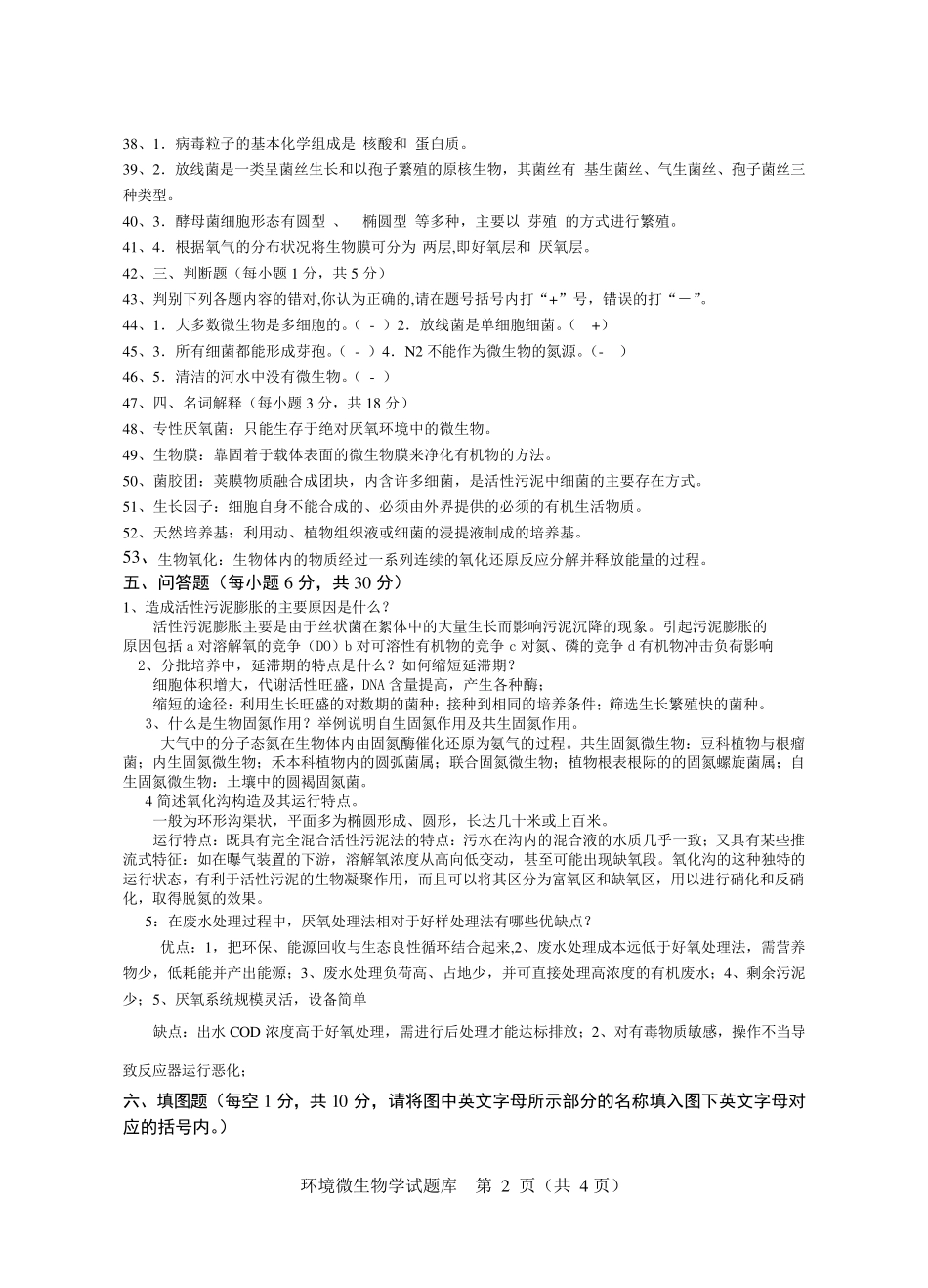 环境微生物学试题库(110)_第2页