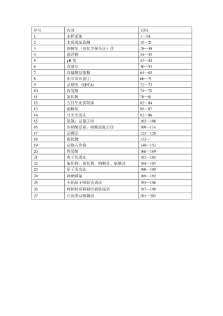 环境监测计算题