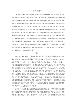 环境风险评1