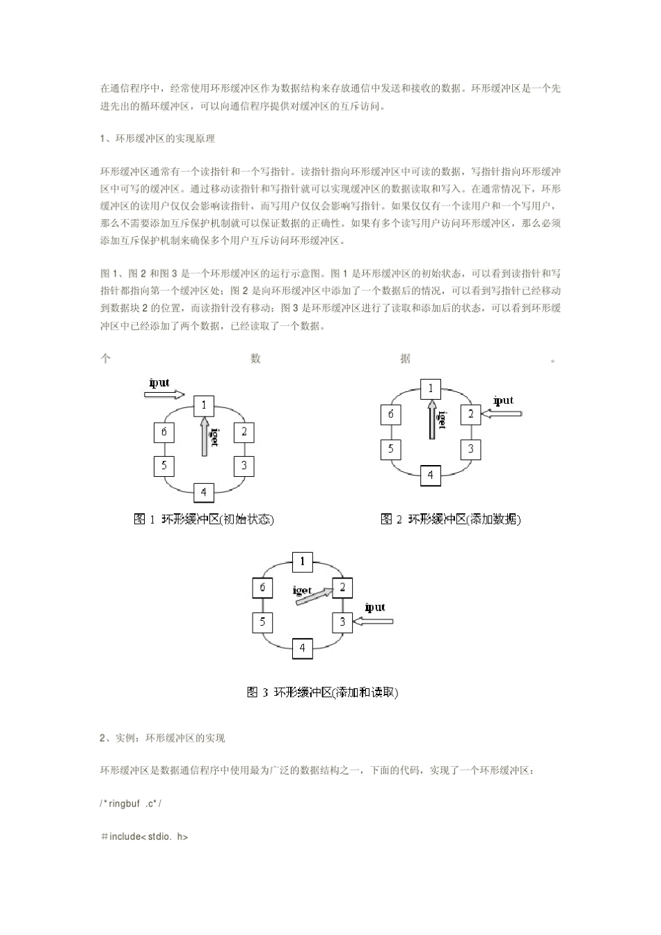 环形缓冲区的实现原理(ringbuffer)_第1页