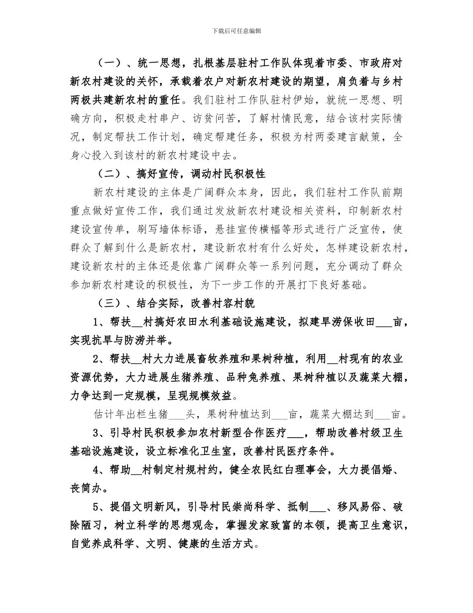 2024年工作队工作总结_第2页
