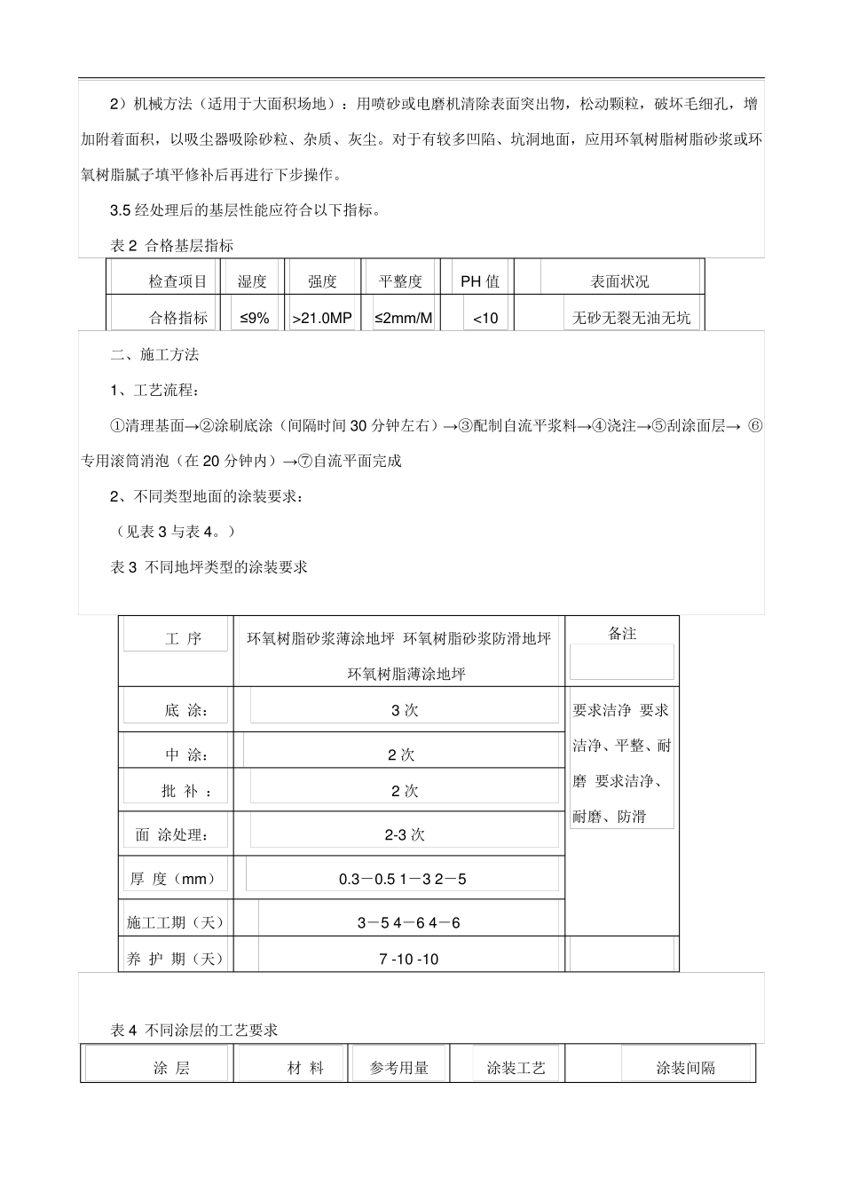环氧树脂自流平地面施工工艺1_第3页