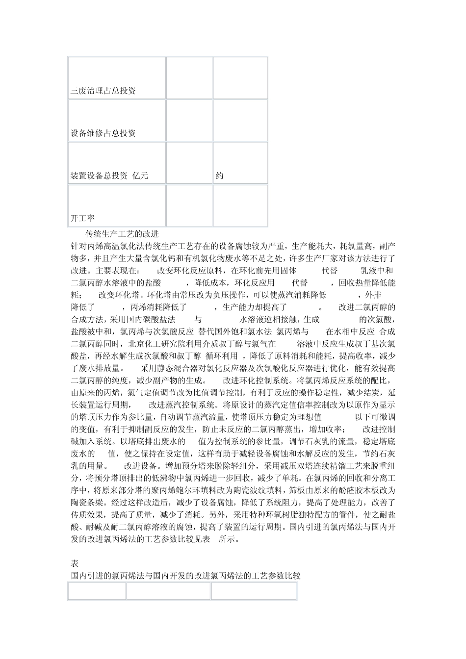 环氧氯丙烷的生产技术_第3页
