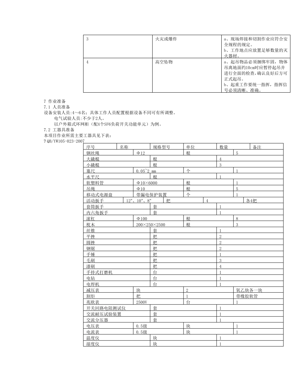 环网柜安装作业指导_第3页