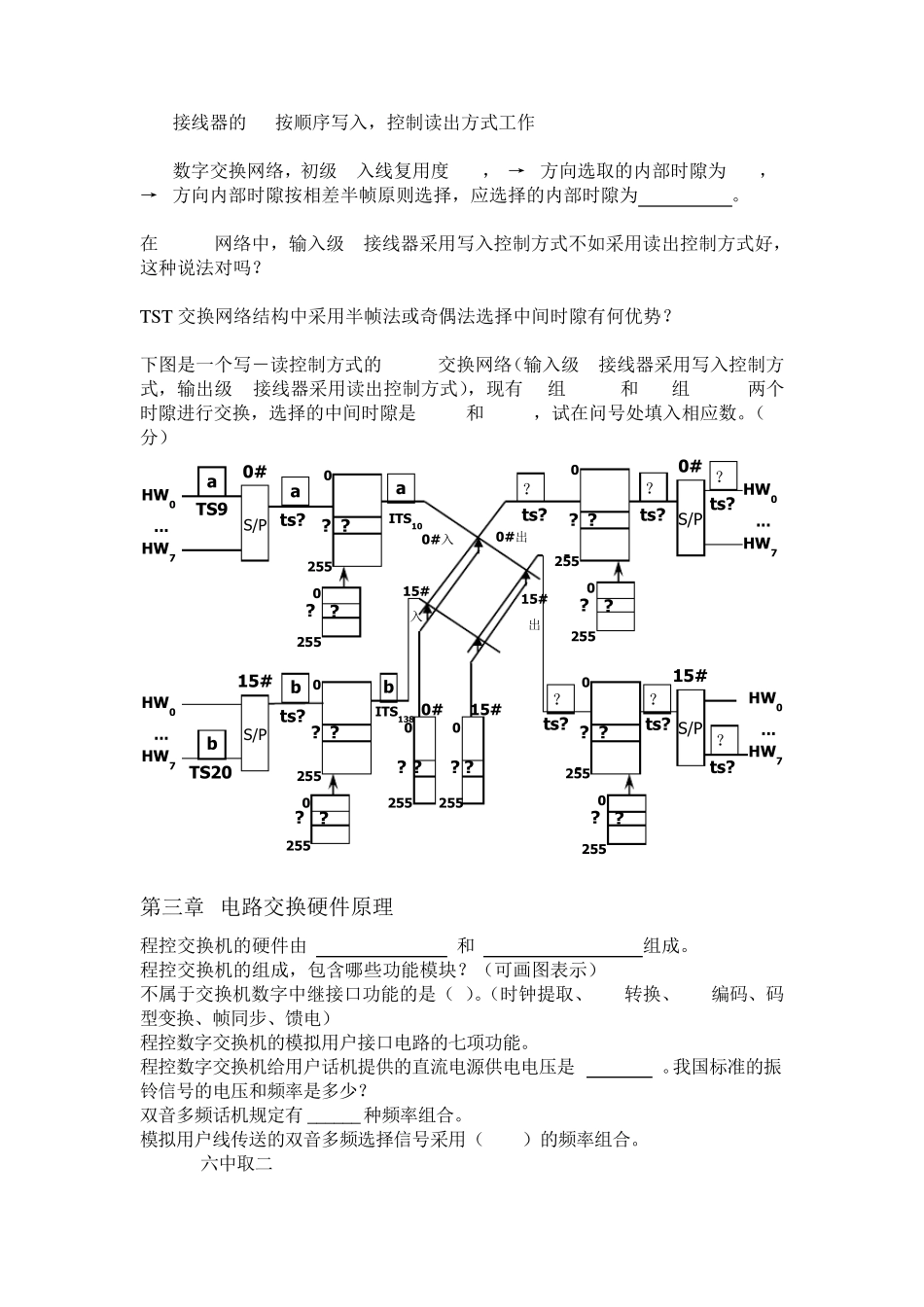 现代交换技术习题_第2页
