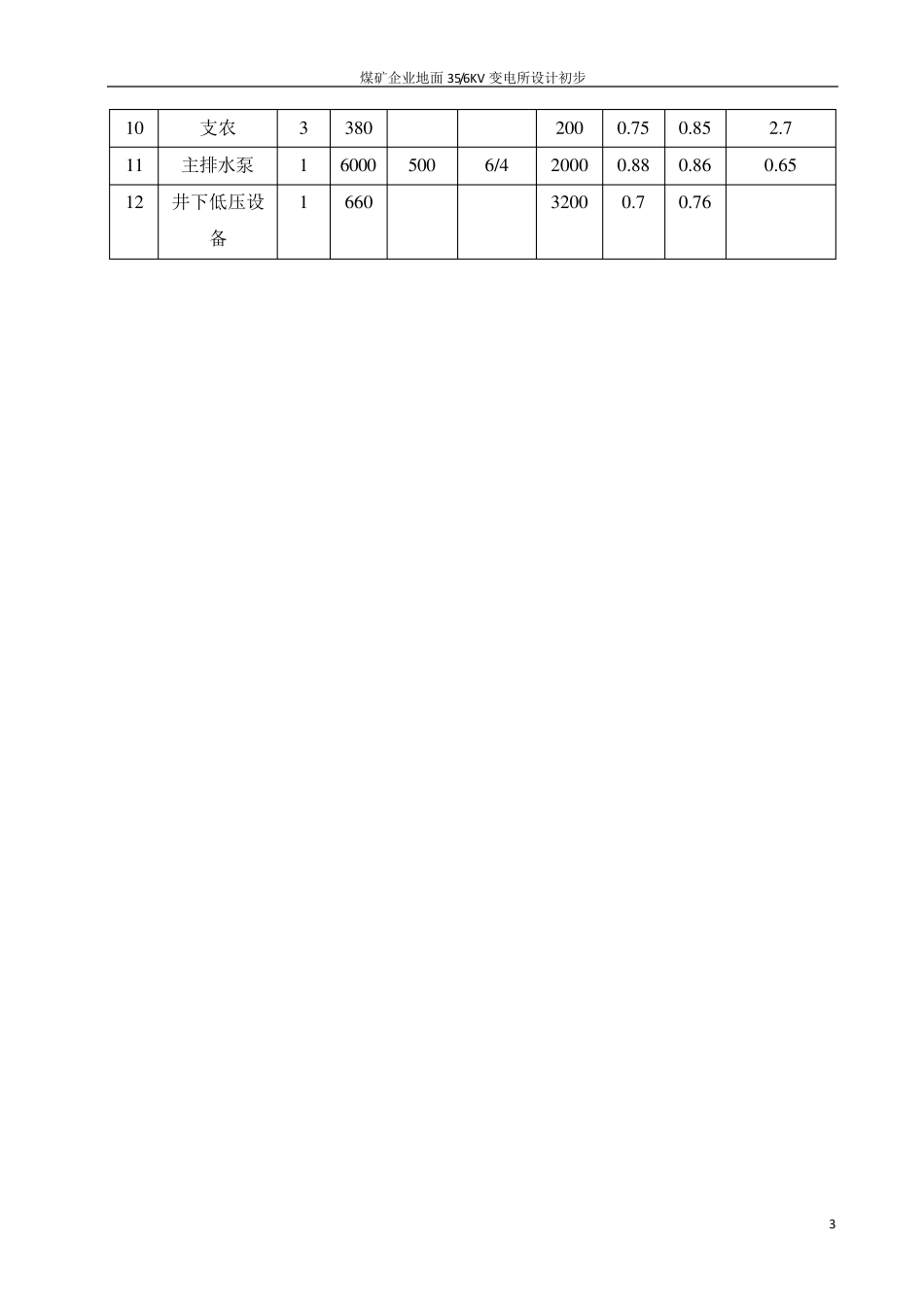 现代供电技术课程设计356KV煤矿变电所_第3页