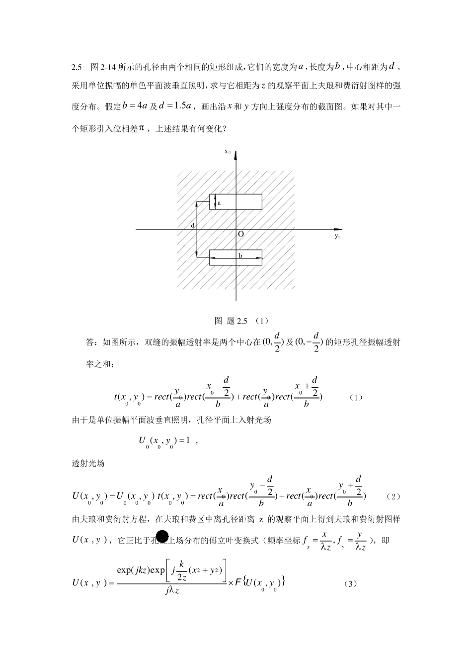 现代光学导论考试复习资料_第2页