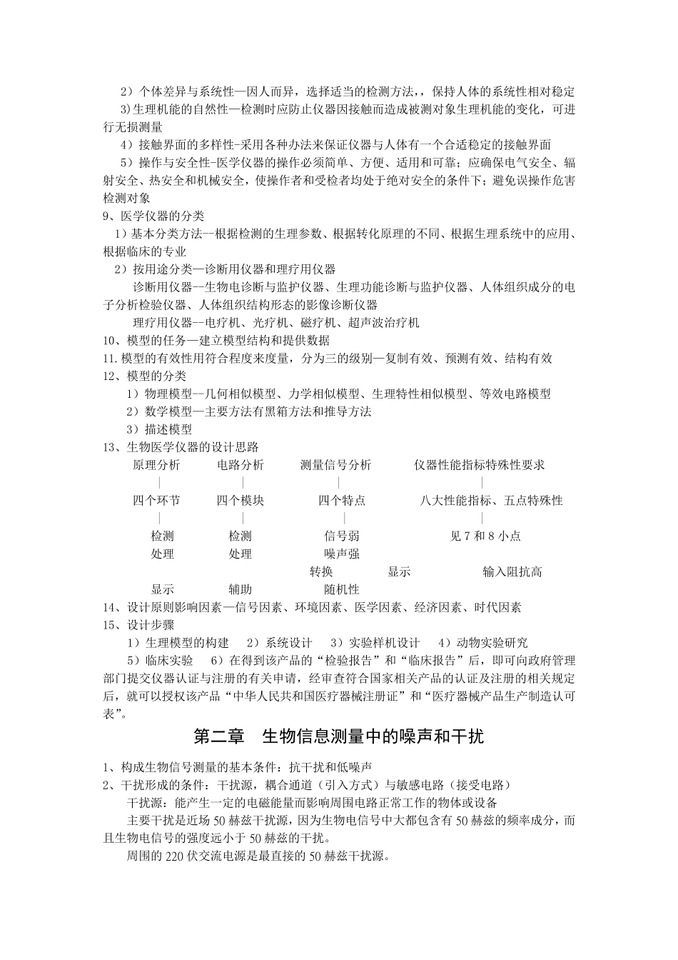 现代医学电子仪器原理与设计考试重点_第2页