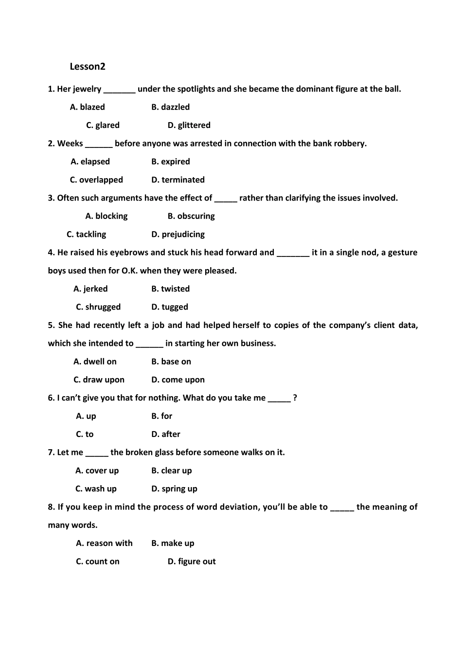 现代大学英语精读4课后练习_第3页