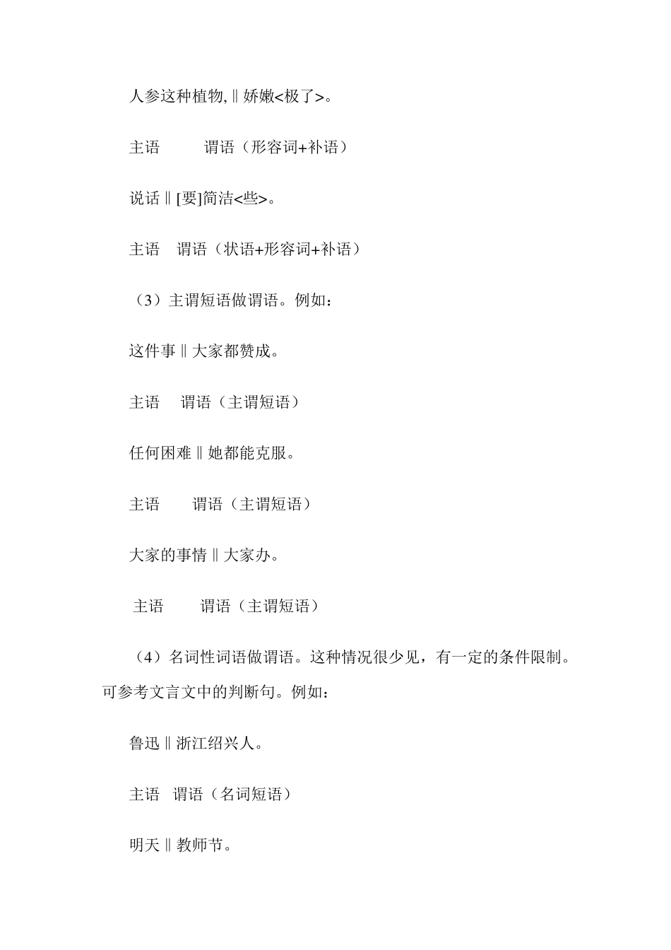 现代汉语句子成分分析_第3页