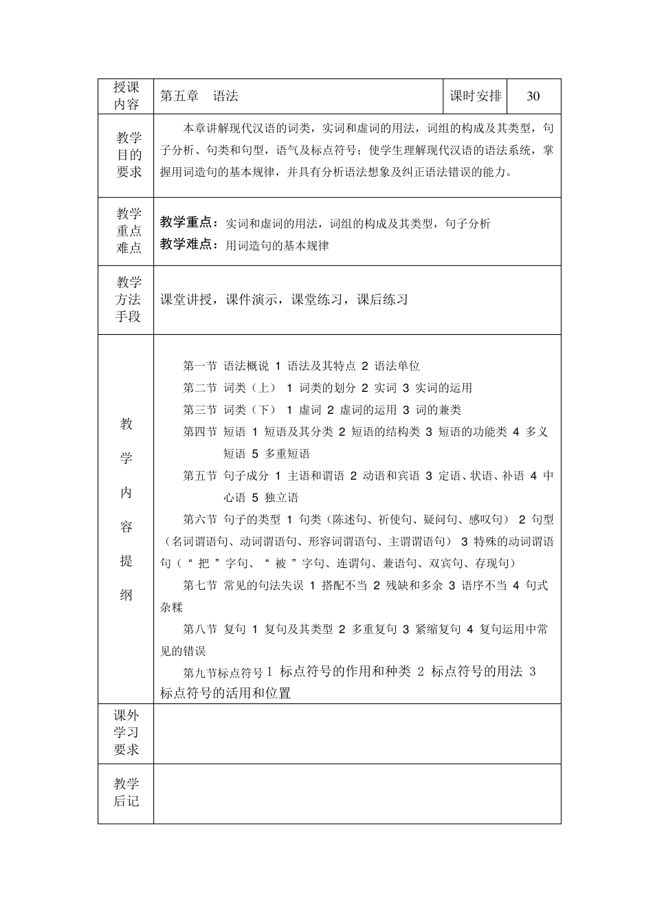 现代汉语语法教案_第2页