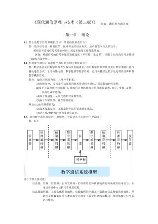 现代通信原理与技术