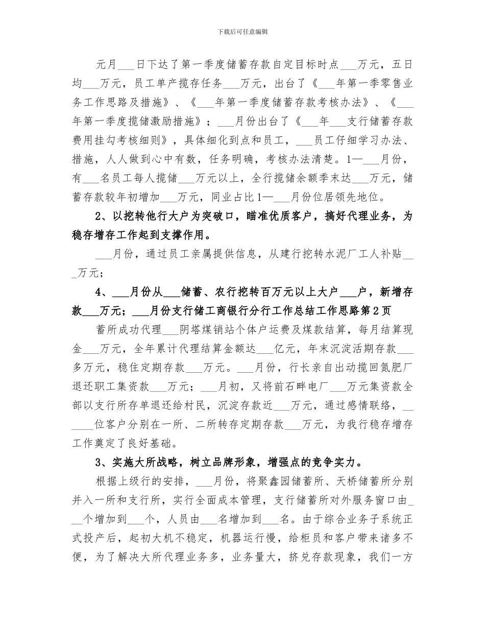 2024年工商银行分行工作总结工作思路_第3页