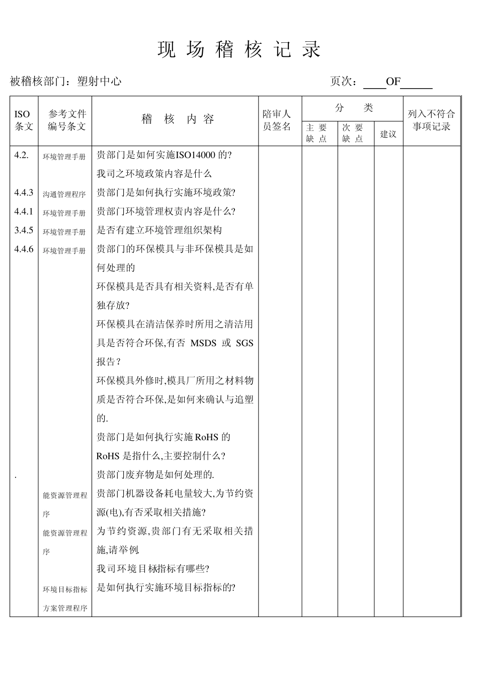 现场稽核记录_第3页