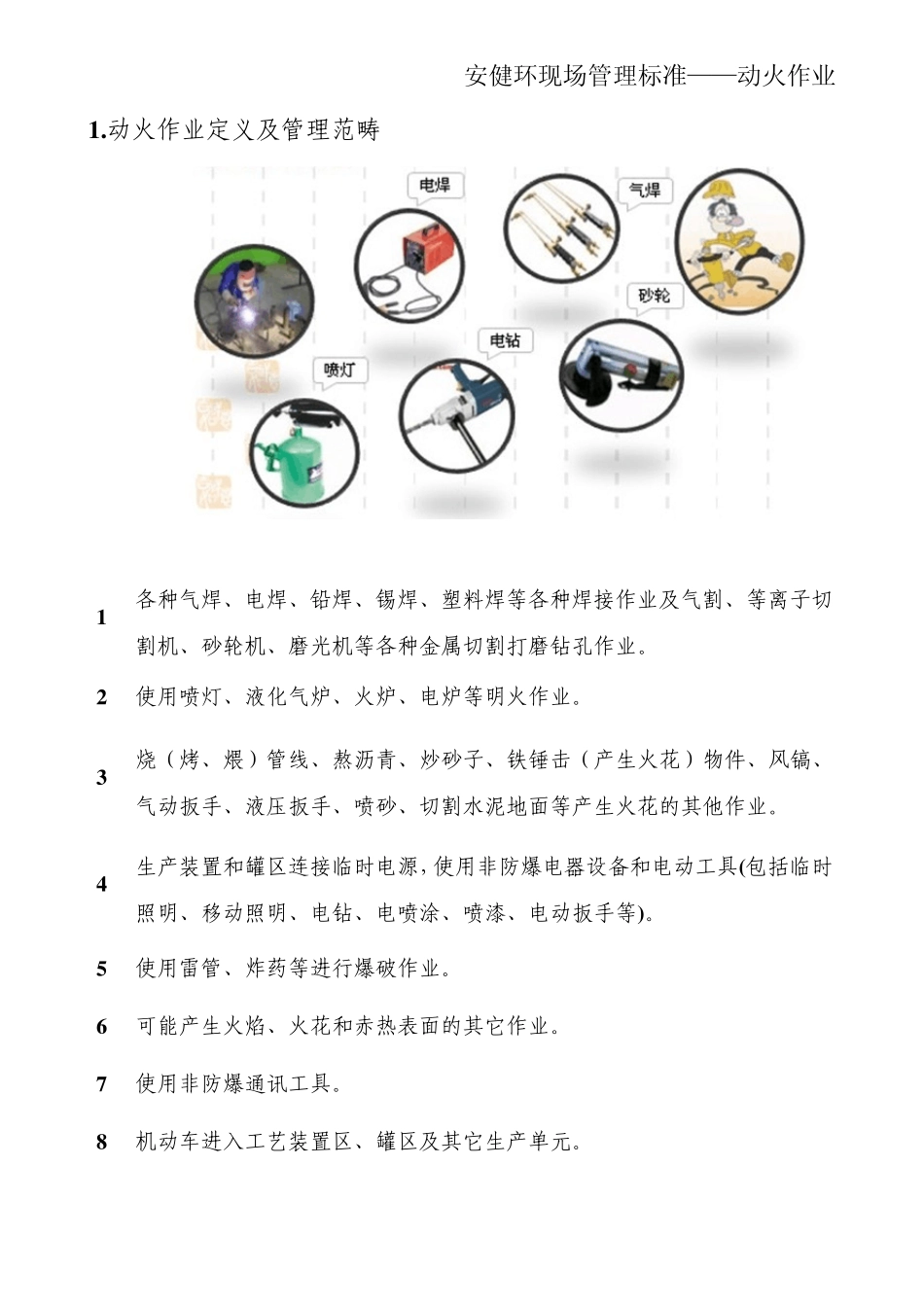 现场管理标准——动火作业_第3页