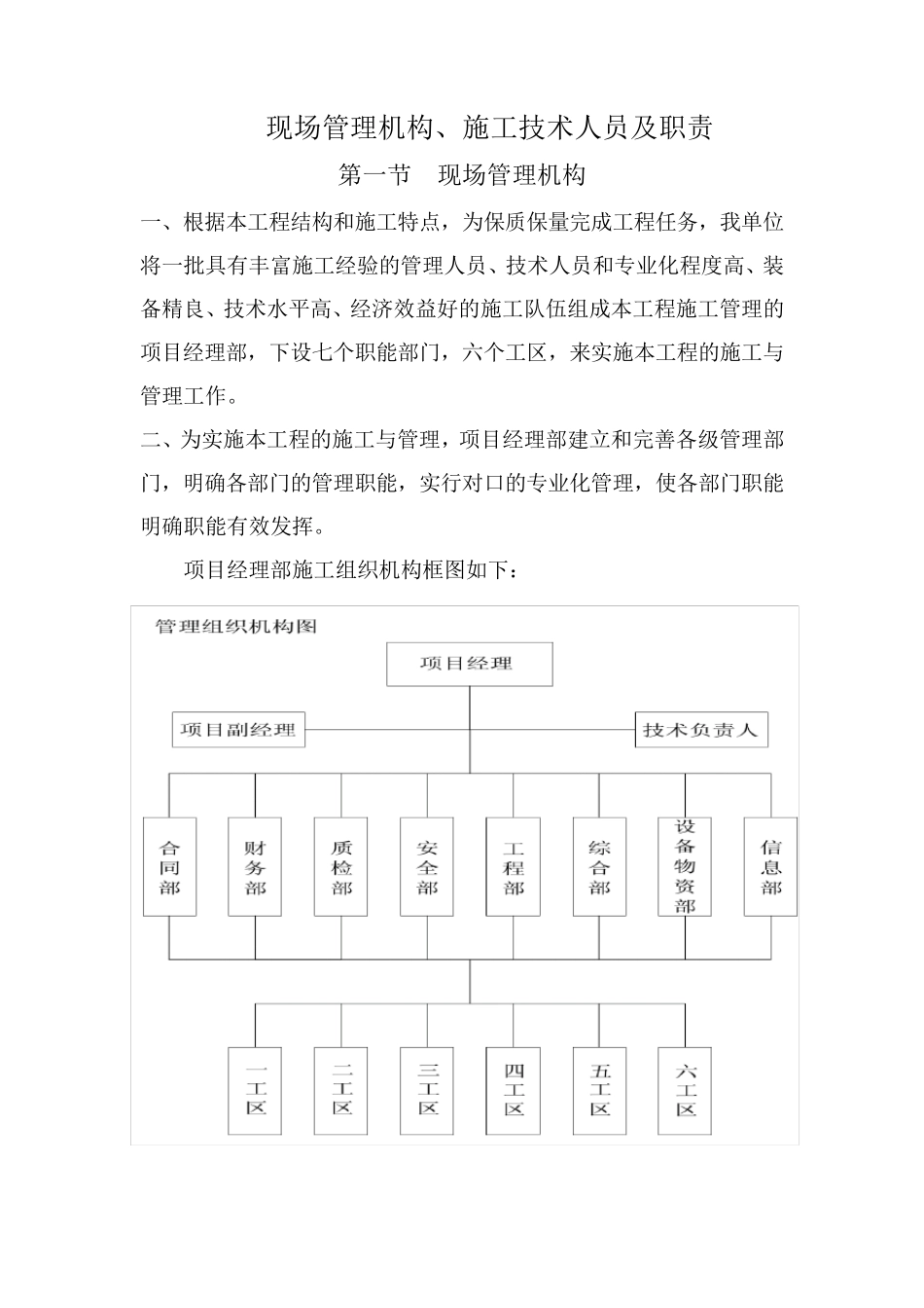 现场组织机构及职责_第1页