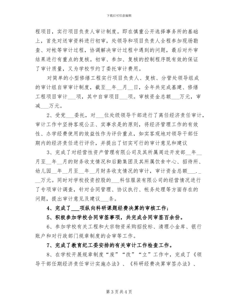 2024年工程审计工作总结_第3页