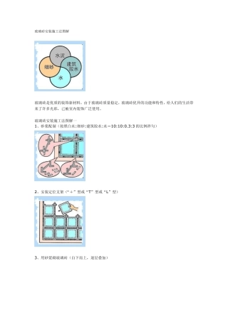 玻璃砖安装施工法图解