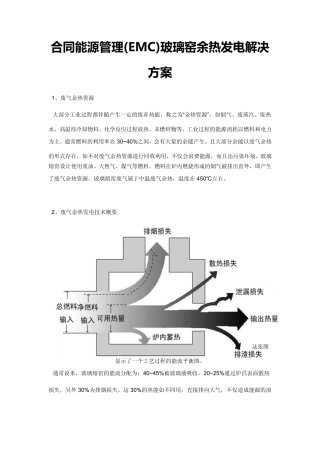 玻璃窑余热发电解决方案仟亿达