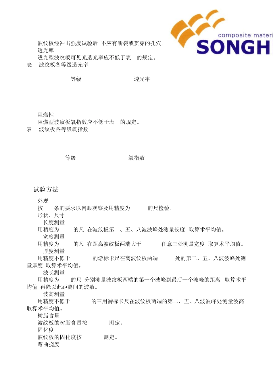 玻璃纤维增强聚酯波纹板_第3页