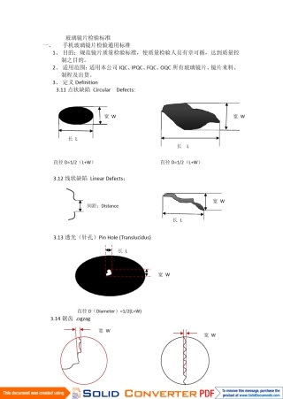 玻璃镜片检验标准