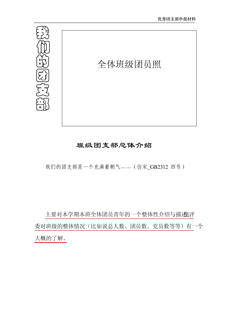 班级团支部总体介绍_第2页