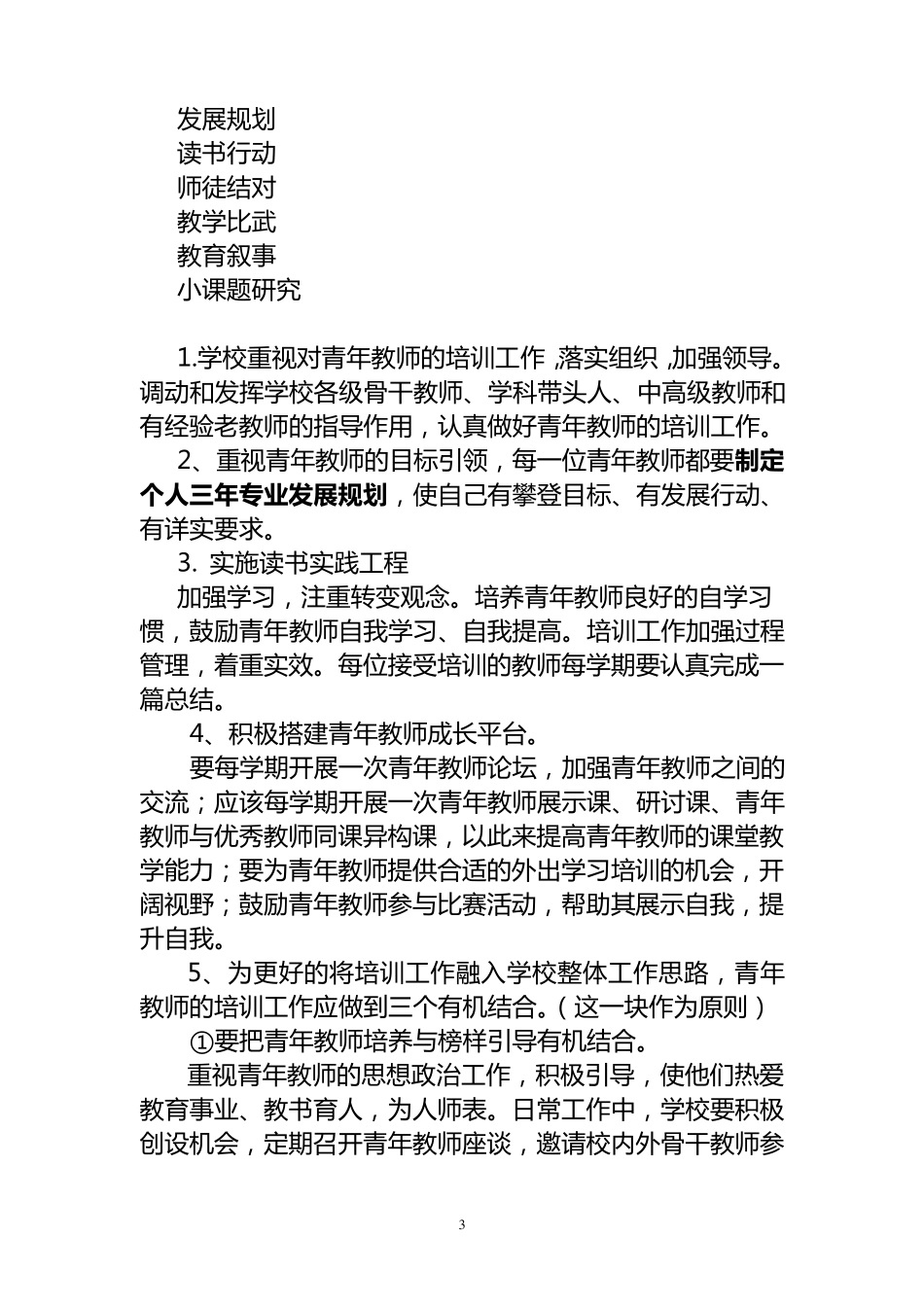 琅琊中学青年教师培养方案_第3页