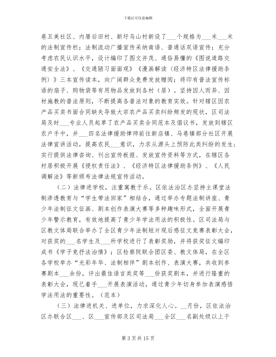 2024年市区依法治理情况总结_第3页