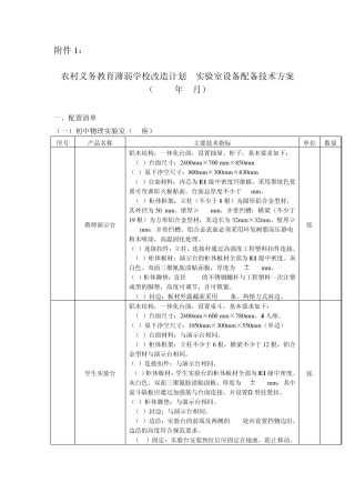 理化生实验室设备