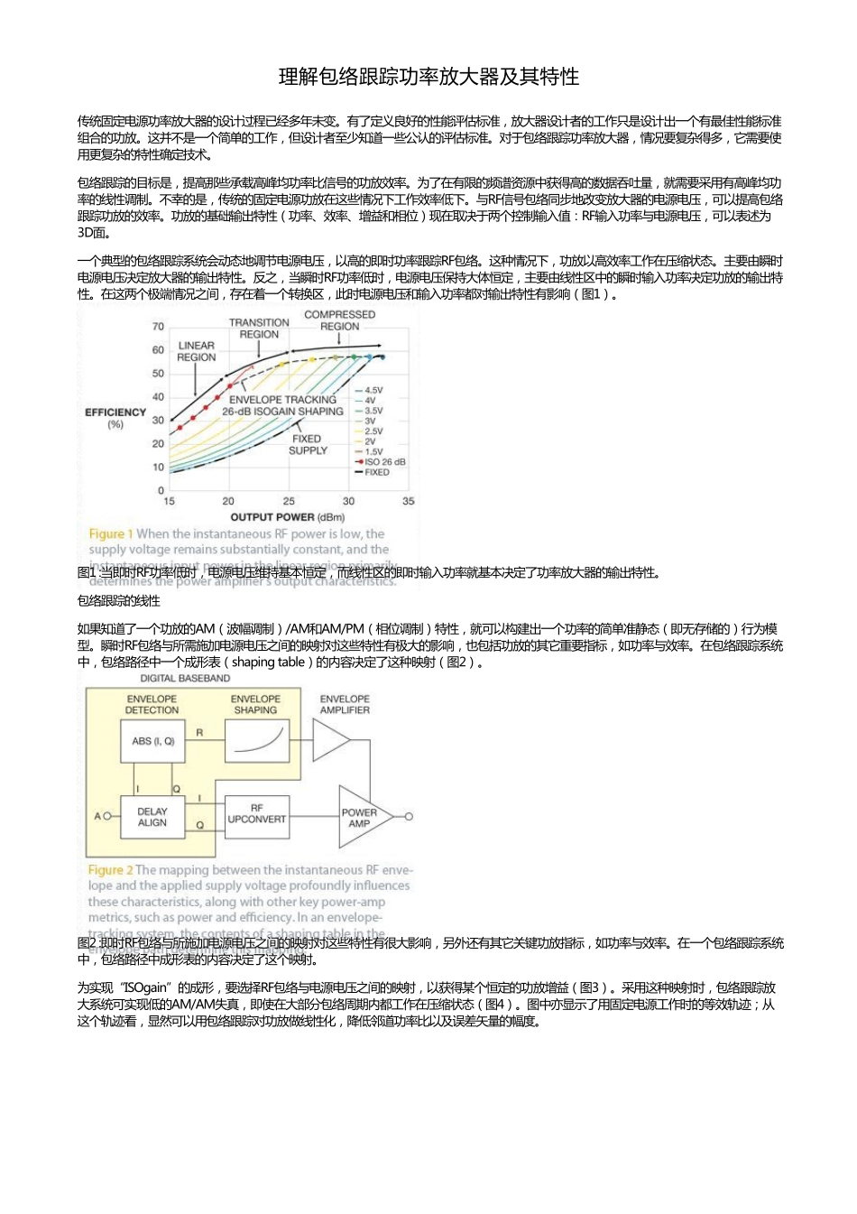 理解包络跟踪功率放大器及其特性_第1页
