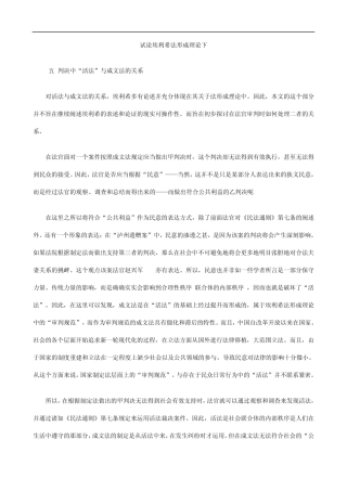 理论下试论埃利希法形成