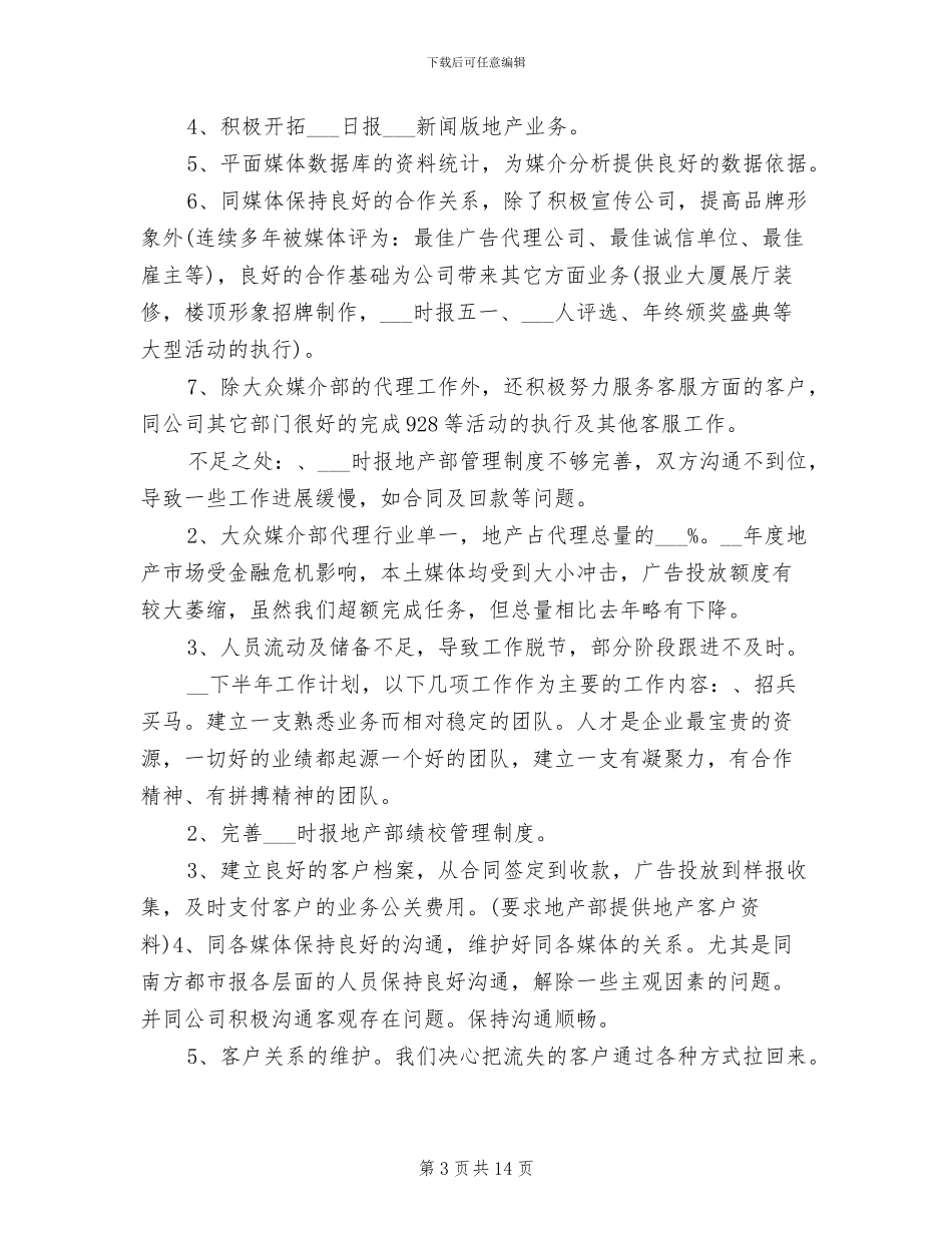 2024年市场总监年度工作总结范文_第3页