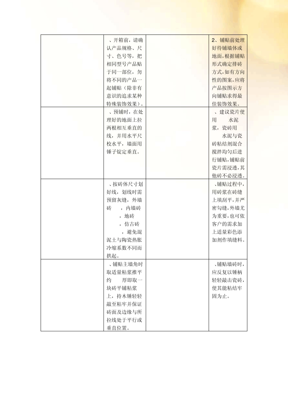 瓷砖如何铺贴？瓷砖怎么铺贴好？_第2页