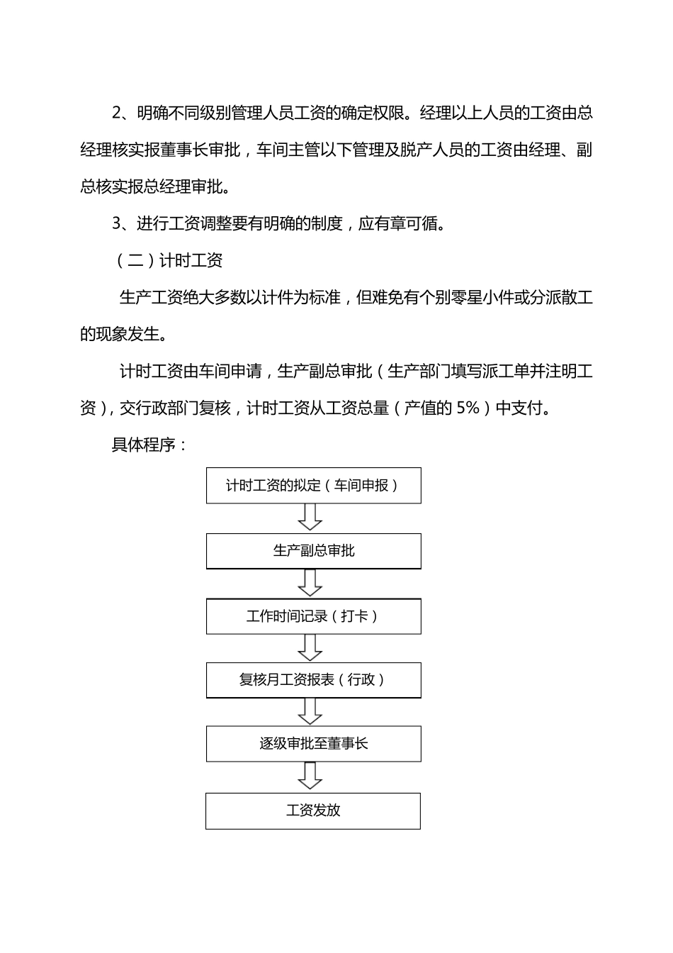生产加工类企业的工资分配方案_第2页