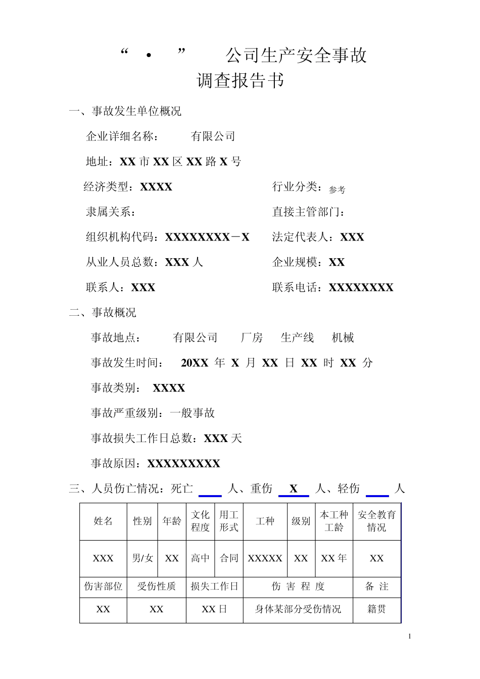生产安全事故调查报告书_第2页