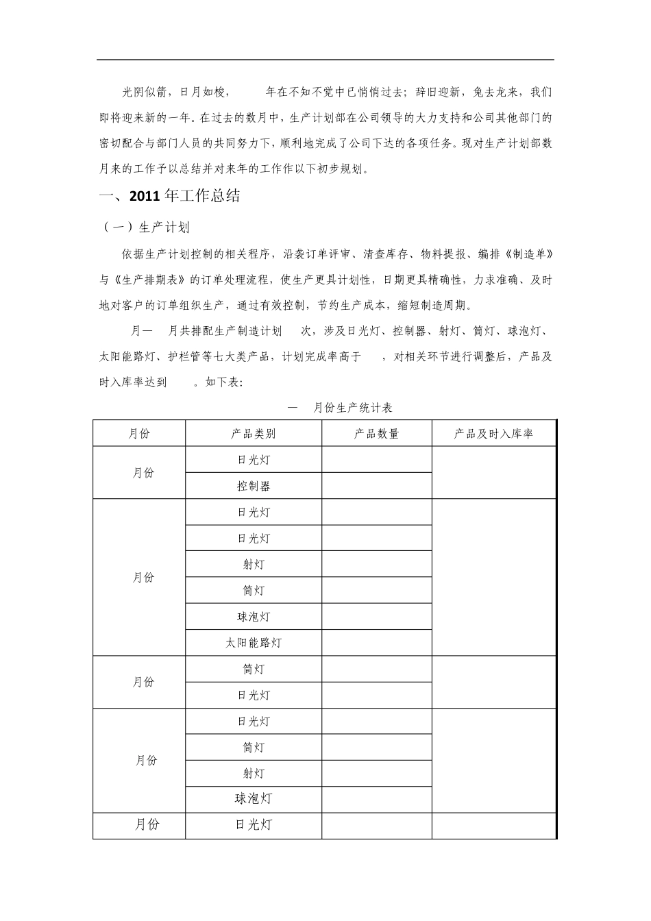 生产计划部2011年工作总结与2012年工作计划_第2页