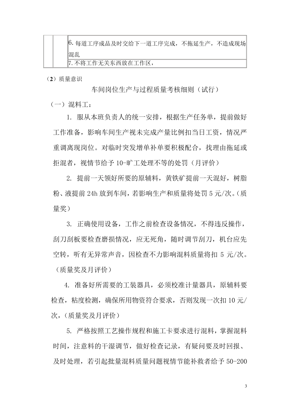 生产部绩效考核方案_第3页