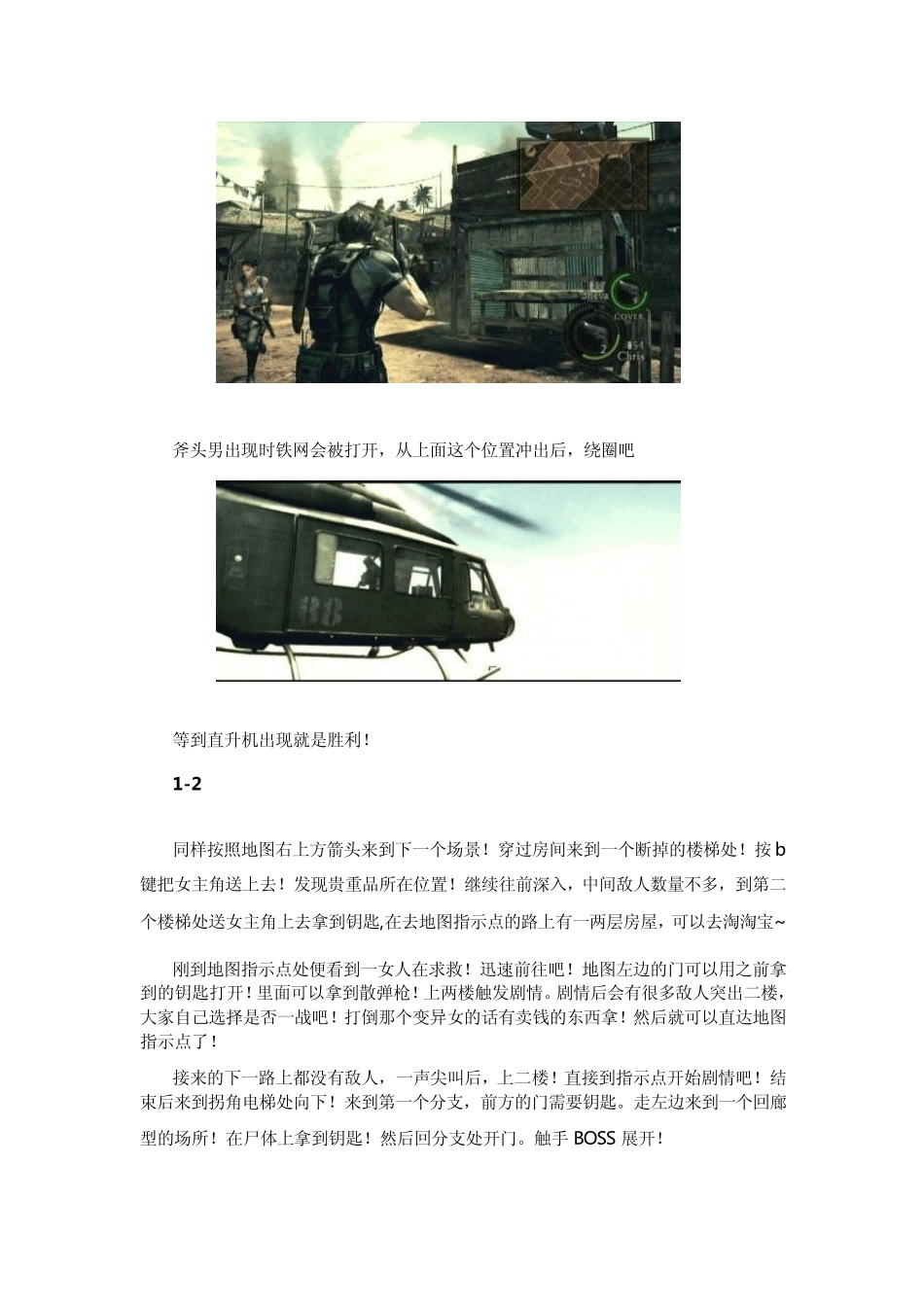 生化危机5图文攻略大全_第2页