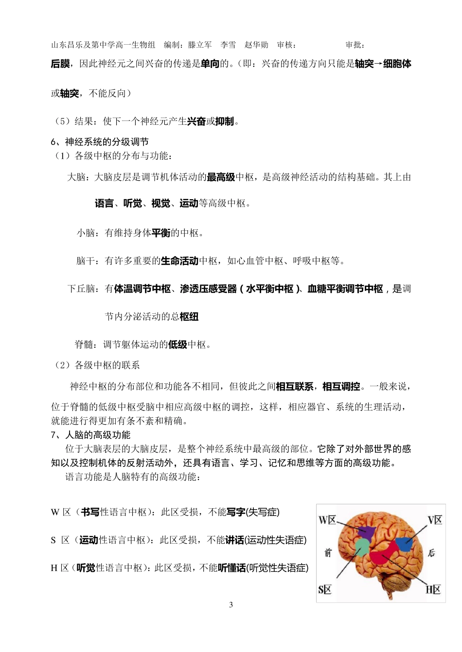 生命活动的调节知识整理_第3页